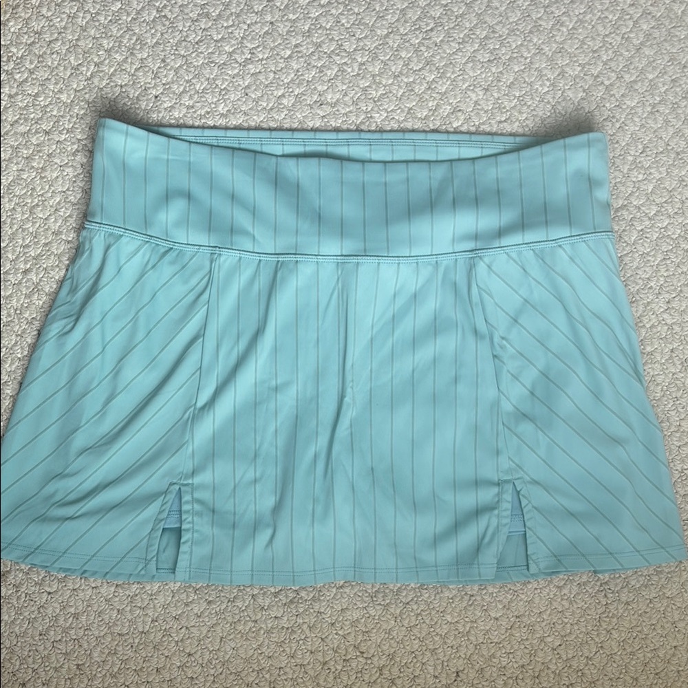 JoyLab Teal Pinstripe Skirt